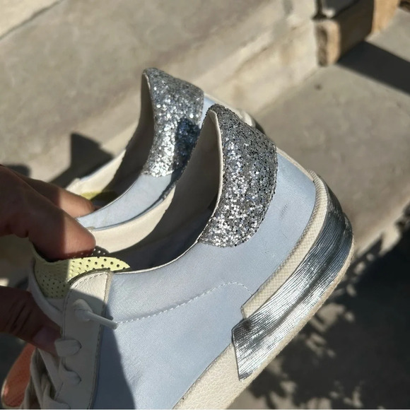 Dolce Vita pastel multi-color snekaers with silver detailing Sz 7.5 - Picture 11 of 16